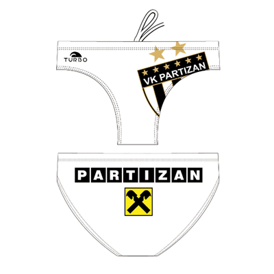 Turbo Men's Water Polo Brief- VK Partizan