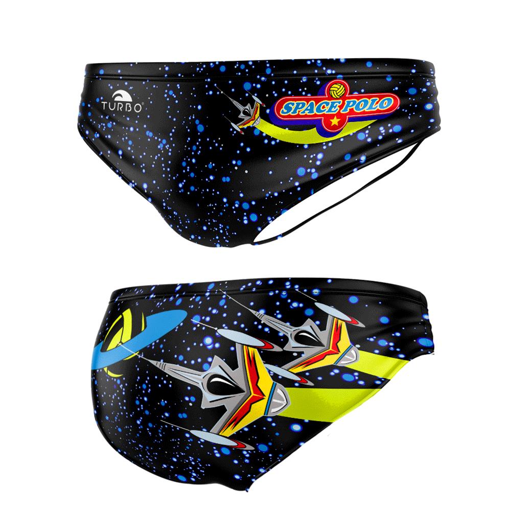 Turbo Men's Water Polo Brief- Space Polo