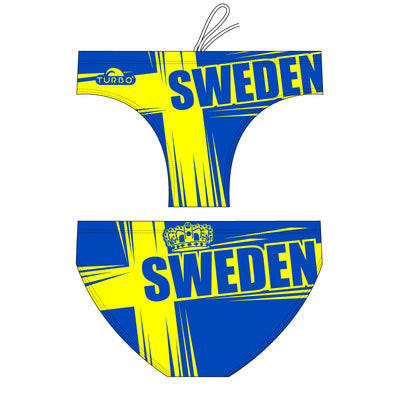 Turbo Men's Water Polo Brief- Sweden