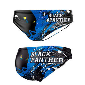 Turbo Men's Water Polo Brief- Black Panther
