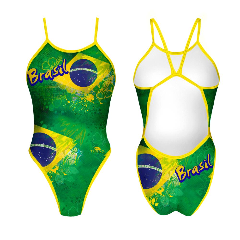 Turbo Women's Revolution Swimsuit- Brazil