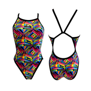 Turbo Women's Revolution Swimsuit- Psychedelic