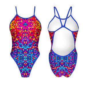 Turbo Women's Revolution Swimsuit- Pixels