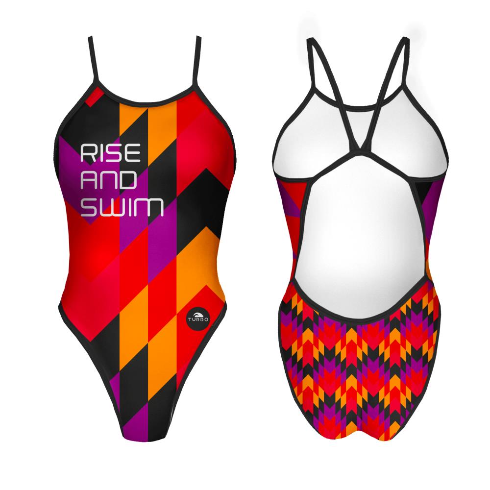 Turbo Women's Revolution Swimsuit- Rise And Swim