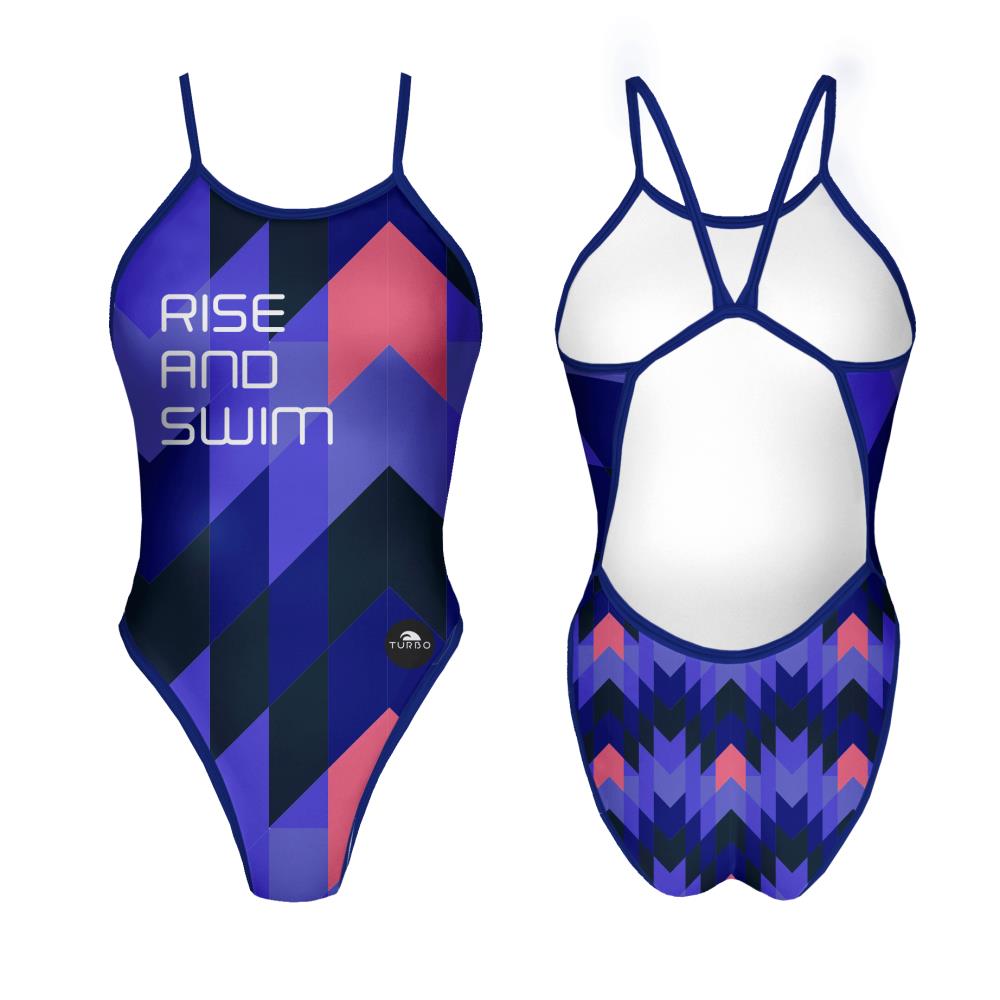 Turbo Women's Revolution Swimsuit- Rise And Swim