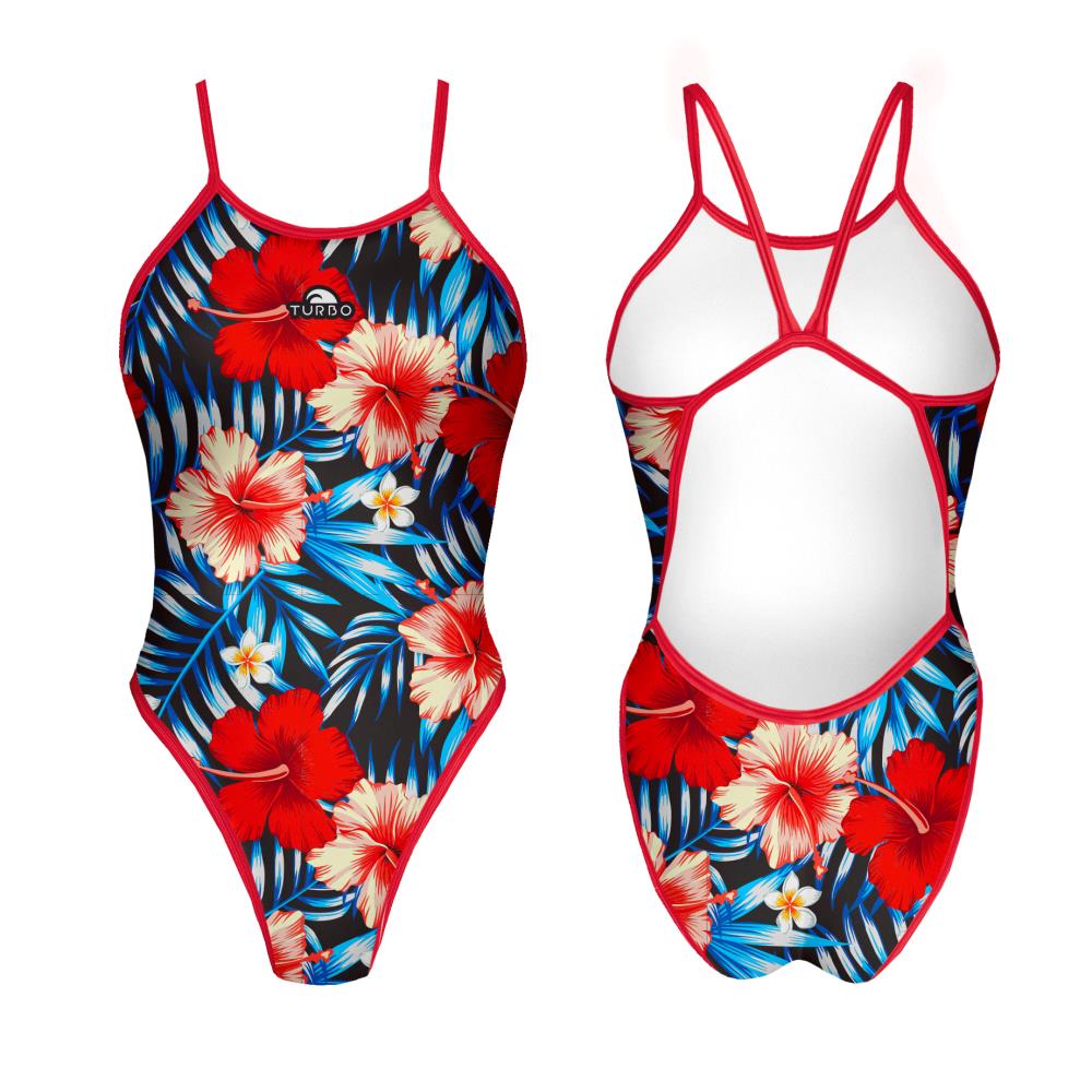 Turbo Women's Revolution Swimsuit- Flower Night