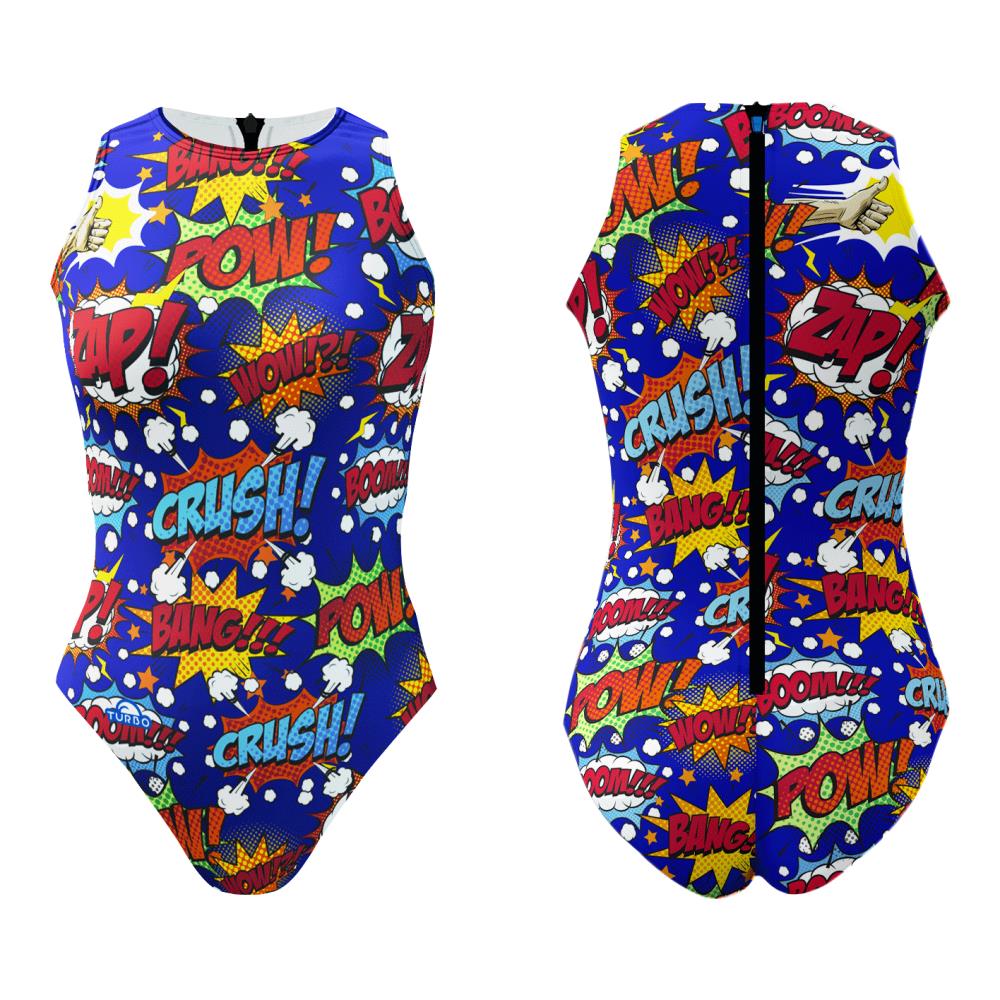 TURBO Women's Comfort Water Polo Swimsuit- Boom!