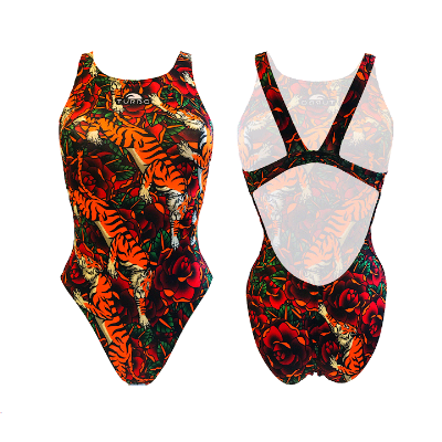 Turbo Women's Wide Strap - Tiger Roses