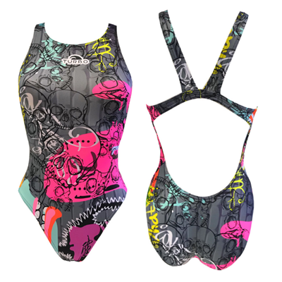 Turbo Women's Wide Strap - Wall Skull