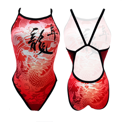 Turbo Women's Revolution Swimsuit- Chinese Dragon