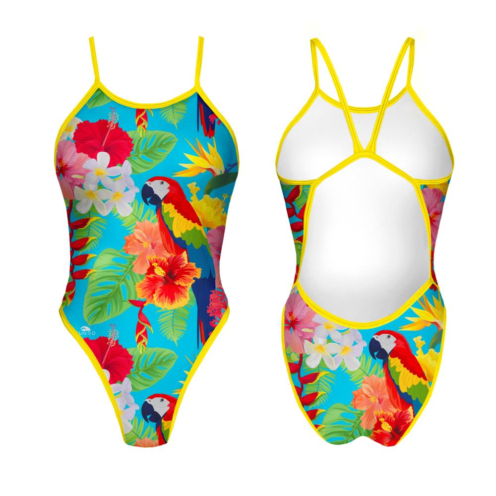 Turbo Women's Revolution Swimsuit- Parrot