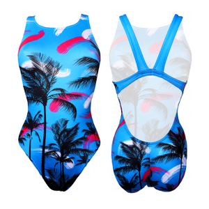 Turbo Women's Wide Strap - Blue Palm