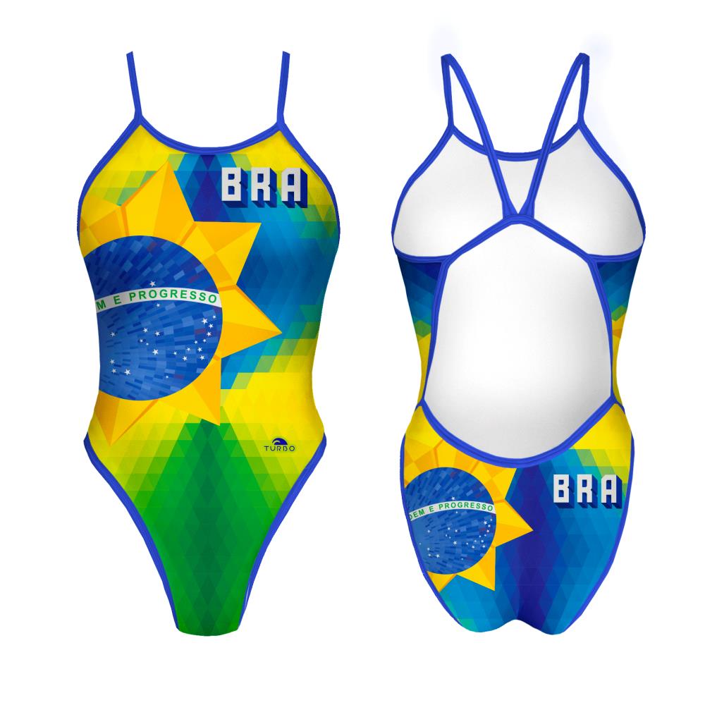 Turbo Women's Revolution Swimsuit- Brazil
