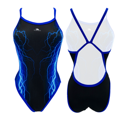 Turbo Women's Revolution Swimsuit- Hex Storm