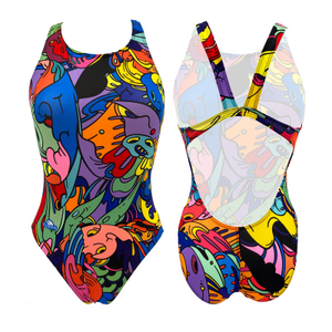 Turbo Women's Wide Strap - Super-Psychedelic