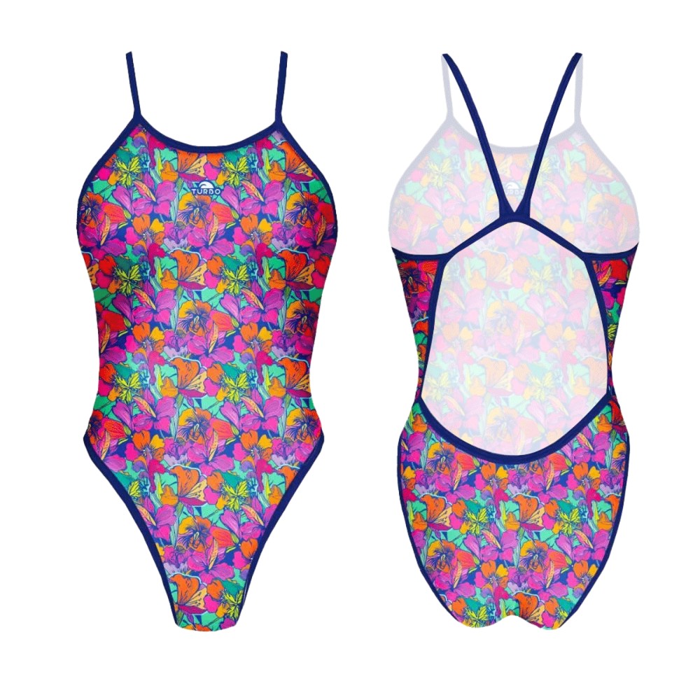 Turbo Women's Revolution Swimsuit- Flower Land