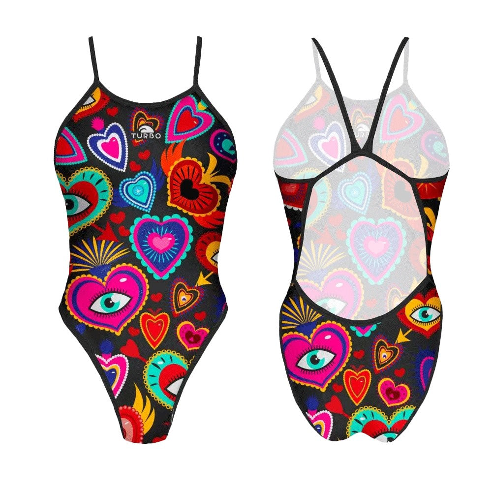 Turbo Women's Revolution Swimsuit- Do You Love Me