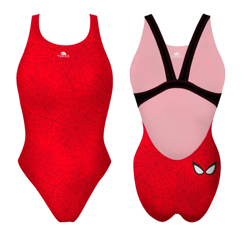 Turbo Women's Wide Strap Swimsuit Fashion Spider