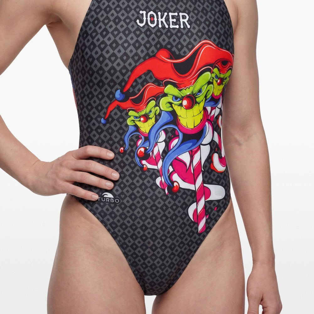 Turbo Women's Wide Strap Swimsuit Joker-Stick