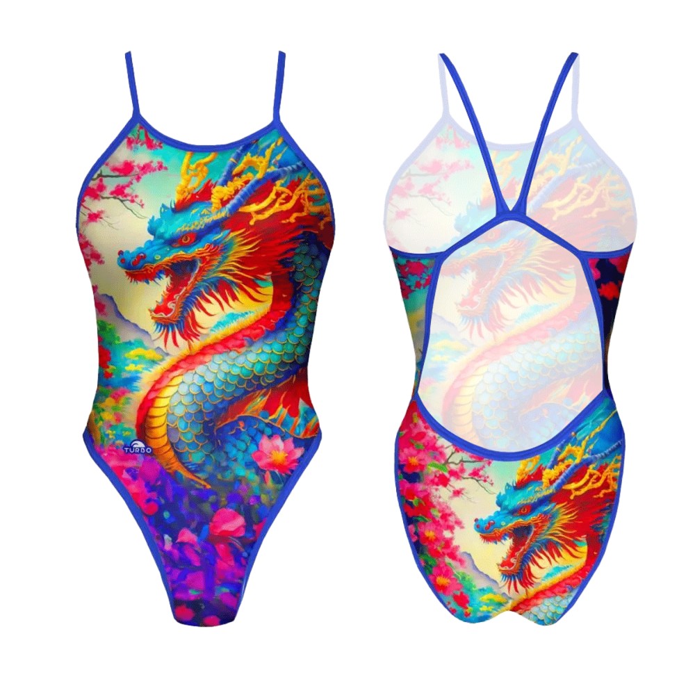 Turbo Women's Revolution Swimsuit- Dragon