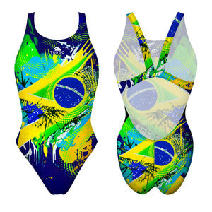 Turbo Women's Wide Strap Swimsuit Brazil Fast