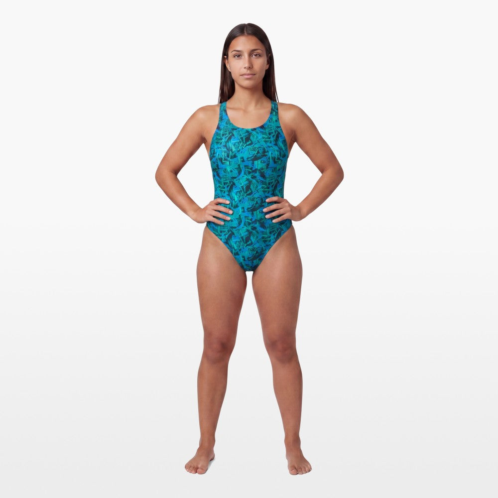 Turbo Women's Wide Strap Swimsuit Volt