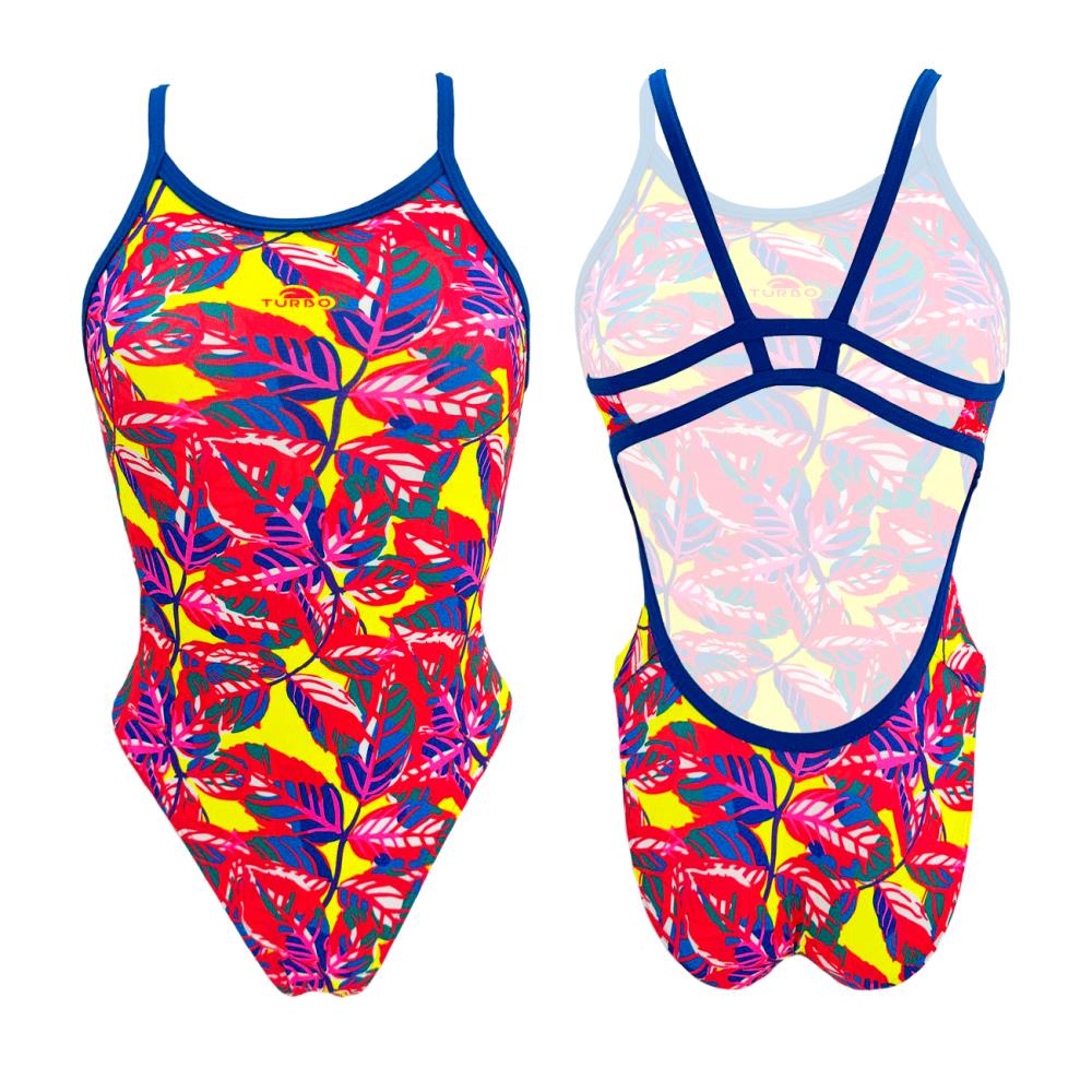 Turbo Women's Kraken Swimsuit- Giggly Leafs