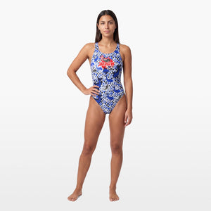 Turbo Women's Wide Strap Swimsuit Umbrella Japan