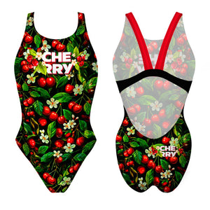 Turbo Women's Wide Strap Swimsuit Cherry