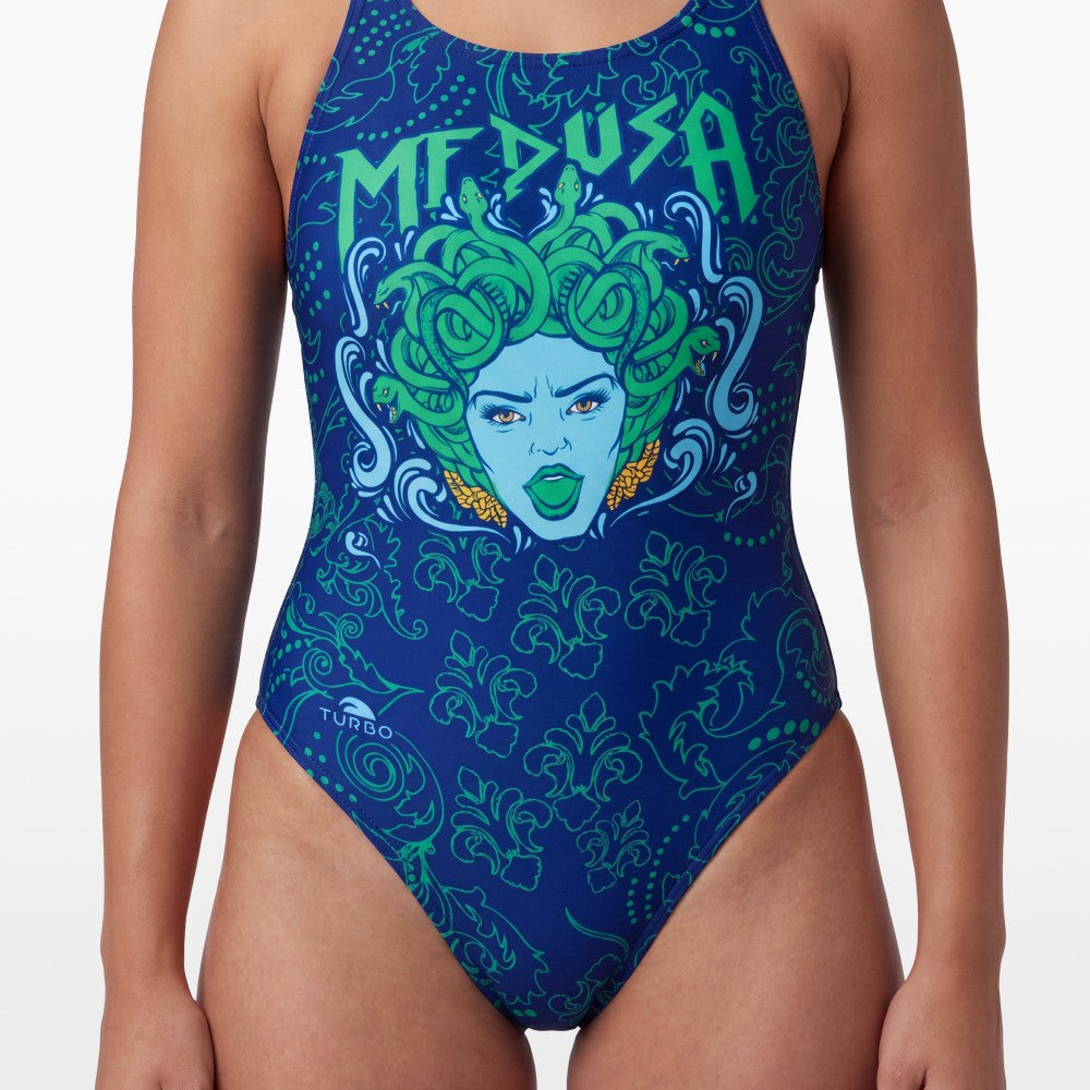 Turbo Women's Wide Strap Swimsuit Medusa