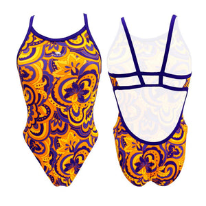 Turbo Women's Kraken Swimsuit- Coral Bloom