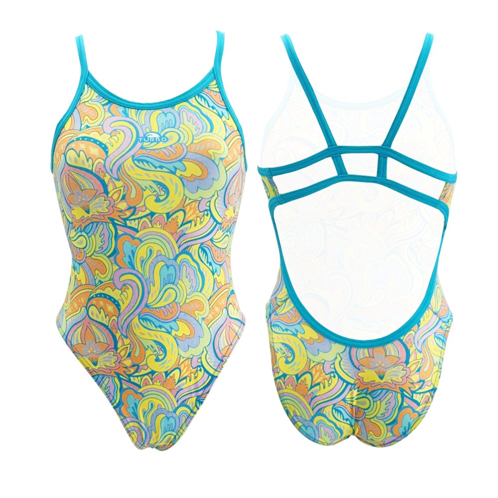 Turbo Women's Kraken Swimsuit- Citrus Garden