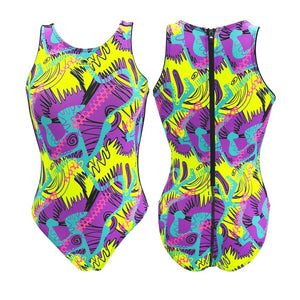 TURBO Women's Comfort Water Polo Swimsuit- Glow City