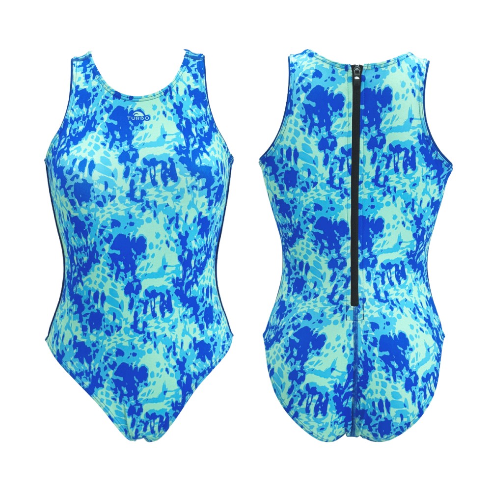 TURBO Women's Comfort Water Polo Swimsuit- Surge