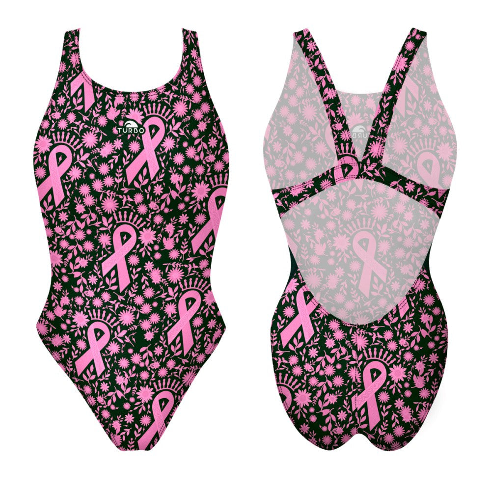 Turbo Women's Wide Strap Swimsuit Pink Resurge