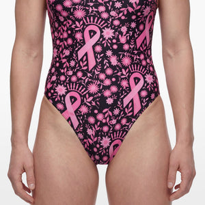 Turbo Women's Wide Strap Swimsuit Pink Resurge