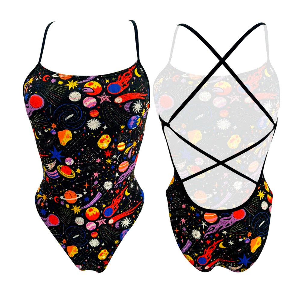 Turbo Women's Swimsuit Sirene Cosmic Paint