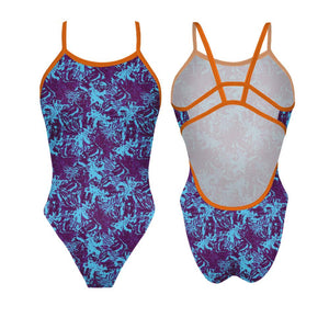 Turbo Women's Kraken Swimsuit- Leaves