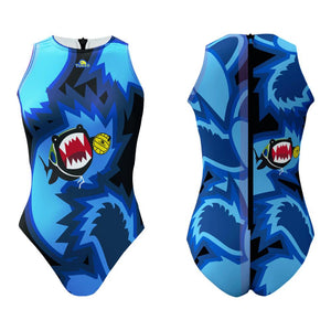 TURBO Women's Comfort Water Polo Swimsuit- Shark