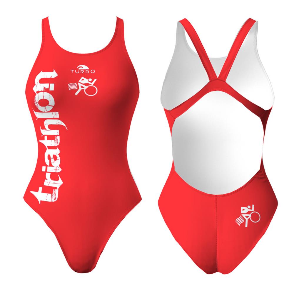 Turbo Women's Wide Strap Swimsuit Triathlon (Pro-Resist)