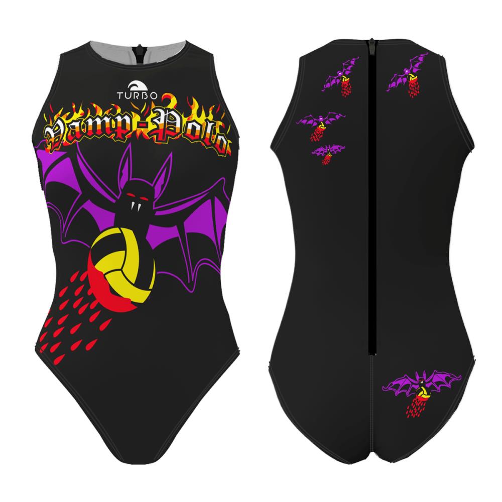 TURBO Women's Comfort Water Polo Swimsuit- Vampire Bat