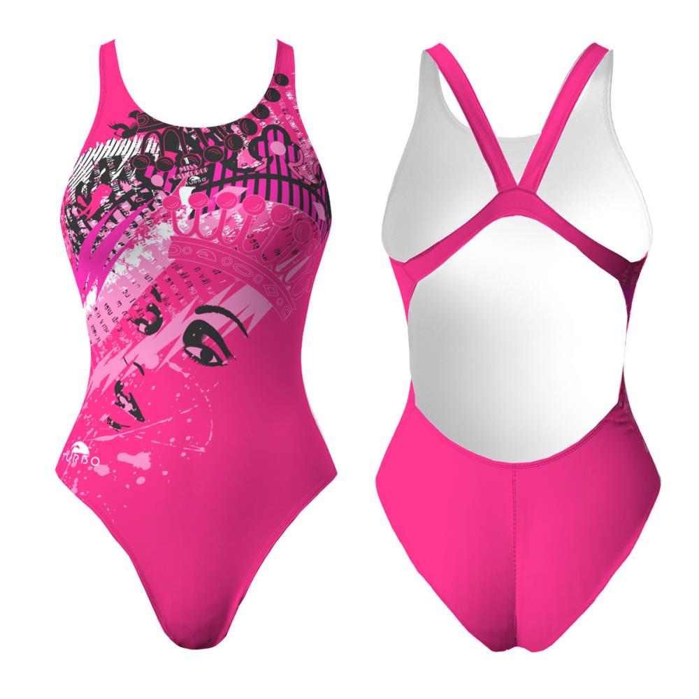 Turbo Women's Wide Strap Swimsuit Princess
