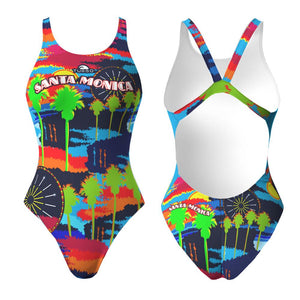 Turbo Women's Wide Strap Swimsuit Santa Monica