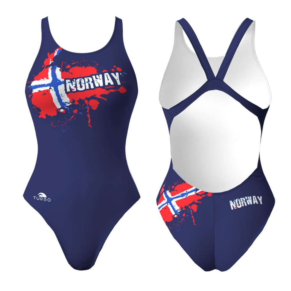 Turbo Women's Wide Strap Swimsuit Norway