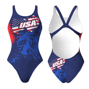 Turbo Women's Wide Strap Swimsuit Usa