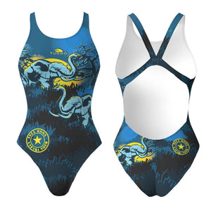 Turbo Women's Wide Strap Swimsuit Elephant