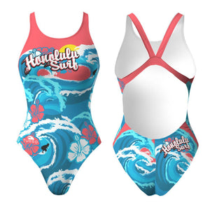 Turbo Women's Wide Strap Swimsuit Honolulu Surf