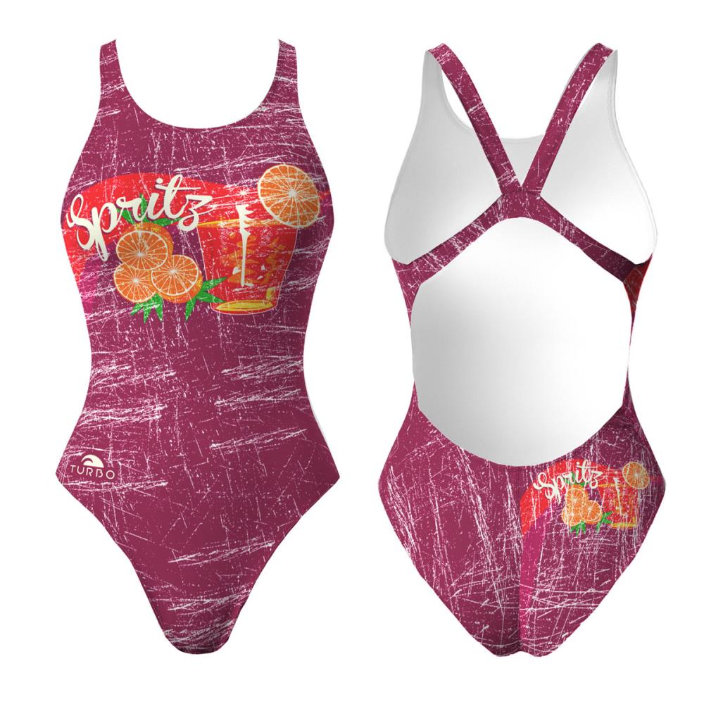 Turbo Women's Wide Strap Swimsuit Spritz