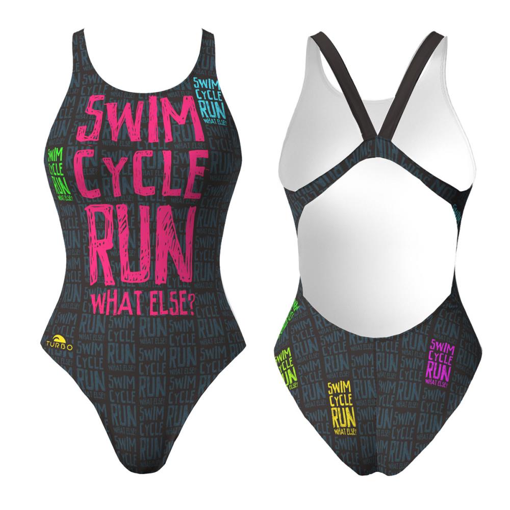 Turbo Women's Wide Strap Swimsuit Swim Cycle