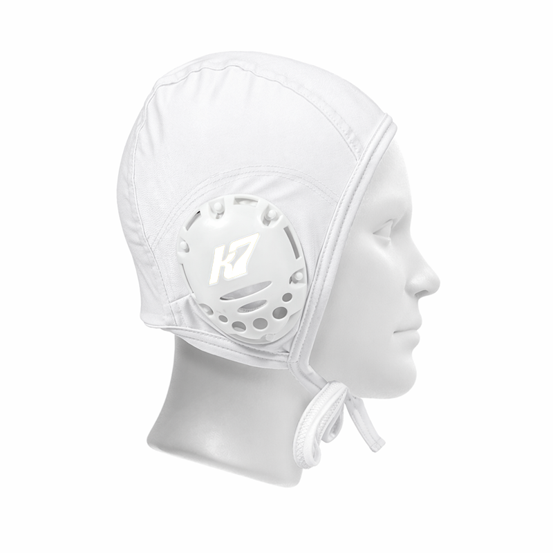 KAP7 Practice Water Polo Caps - No Numbers - White